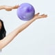 thumbnail image 5 of Pelota de gimnasia rítmica, pelota de fitness, ligera, inflable, de 7,09 pulgadas, portátil, para entrenamiento, competición y práctica de ejercicio. Nube púrpura, 5 of 8