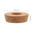 thumbnail image 6 of OULII 12Pcs Khaki Cork Lids with Hole for Mason Jars Terrariums and Hydroponic Vases, 6 of 7