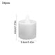 thumbnail image 3 of Decoraciones navideñas, 24 velas electrónicas para bodas, cumpleaños y eventos. Ideales para decorar cualquier espacio. Velas electrónicas aptas para fiestas navideñas en interiores y exteriores. Fabr, 3 of 5