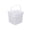 White 1L, variant on KGJQ Square Food Storage Container, with Lids And Handle, Stackable Leakproof Plastic Bin, for Kitchen Pantry Rice Flour Dry Goods Organize
