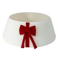 thumbnail image 1 of kurtrusly Plush Tree Stand Cover With Quick-folding Function Convenient Solution For Holiday Cleanup Christmas Tree Collar white 56*20cm, 1 of 4