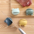 thumbnail image 3 of Kitchen Knife Sharpener,3PCS Mini cute Cartoon Whetstone Knife Sharpener,Portable Household Kitchen Accessories Tool,Suitable for Grinding Various Kitchen Knives and Tableware，Blue, 3 of 5
