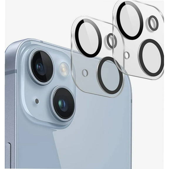 for iPhone 14/14 Plus Camera Lens Protector, 2 Pack Dula Camera Shield Cover, HD Glass, Ultra-Thin, Anti-Scratch, Case Friendly Protective Film for iPhone 14 6.1\u2033/14 Plus 6.7\u2033