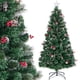 thumbnail image 4 of Costway Árbol de Navidad artificial de 180 cm con 8 modos de iluminación, 64 luces LED cálidas, 4 of 6