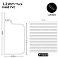 thumbnail image 2 of Organizador de cables Cable Management Yecaye, 4 m, autoadhesivo, color blanco, 2 of 7