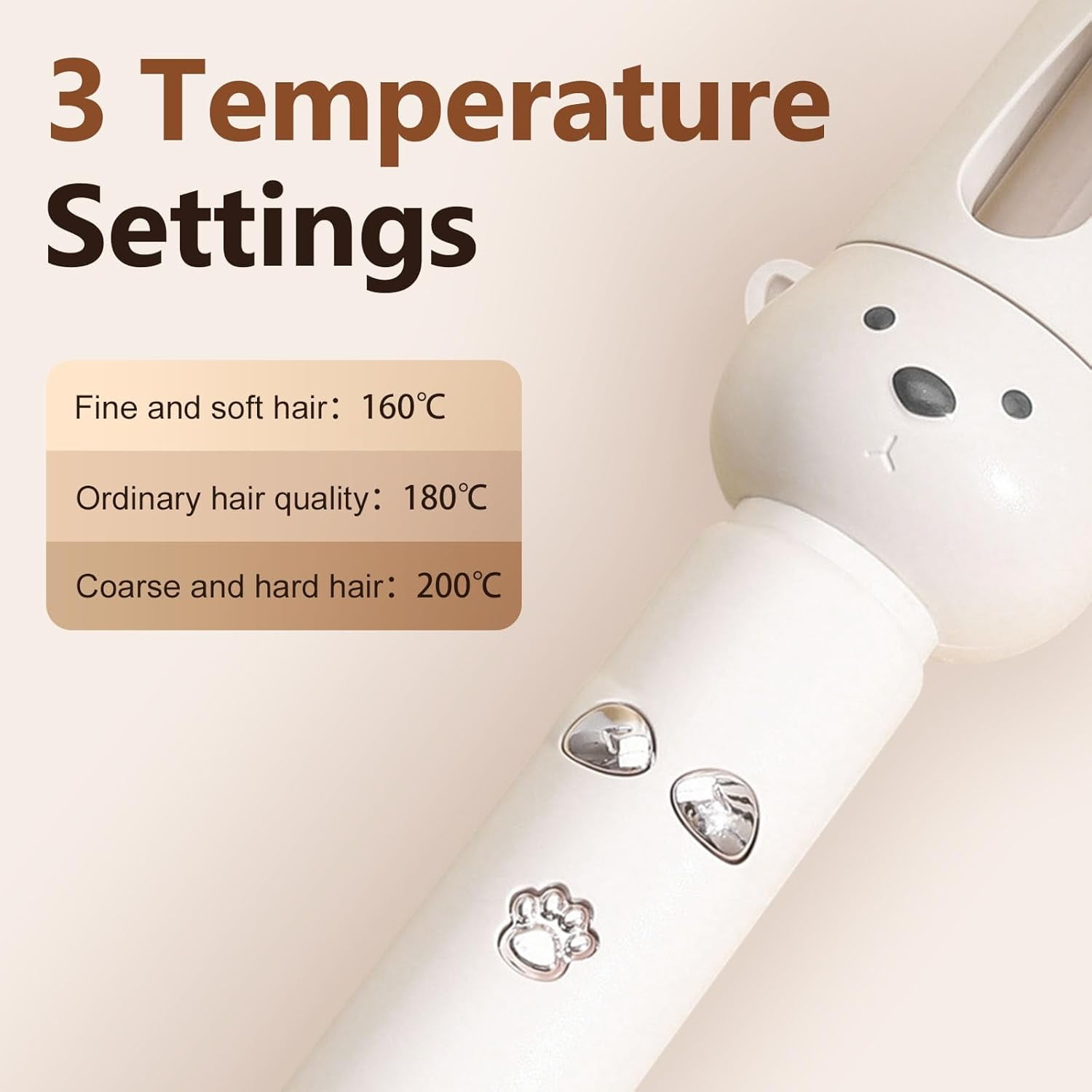 Automatic Curling Iron, Fully Automatic Curling Stick Lazy Curlings Tool, Portable Electric Ceramic Curlings Iron for Women, Large Barrel Curlings Wand for Travel
