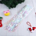 thumbnail image 3 of 2pcs Metallic Foil Fringe Curtain Transparent Pink Backdrop Decorative Door Window Curtain, 3 of 5