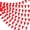 Red, variant on 820 ft 500 Pcs Pennant Banner Flag String Hanging Triangle Bunting Flag for Carnival Party Outdoor Events Birthday Classroom Decoration(Red)