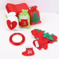 thumbnail image 5 of Bolsa de Yute Calendario de Adviento Bolsa de Tela para niños Mujeres y Hombres Calendario de Adviento de Navidad con 24 Clips de Madera, 5 of 5
