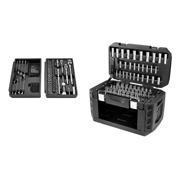 Hart Elmont150cm ブーツDiva3.2 ストック セット HART 215-Piece Mechanics Tool Set, Multiple Drive, Chrome Finish
