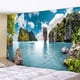 thumbnail image 3 of Tapiz para colgar en la pared Sala de estar con tapicería en la pared con impresión 3D, 3 of 9