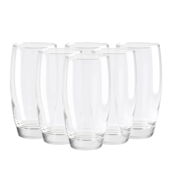 Vaso Dubai de Vidrio 450 ml 6 Piezas