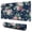 Pioneer Flower Floral-3, variant on Long Mouse Pads for Desk,Pioneer Flower Floral Print Pattern Desk Mats on Top Of Desks, Desk Mouse Pad Extra Large with 3mm Non-Slip Base and Stitched Edge for Gaming,Office,Work,Home 31.5"x11.8"