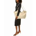 thumbnail image 4 of Persaman New York Kasia Leather Tote, Beige, 4 of 4