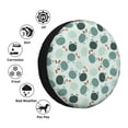 thumbnail image 5 of Spare Tire Cover, Frog And Dragonflies Wheel Cover Tire Covers for Trailers Car Truck Camper Universal Tire Covering Fits Diameter 17 inch, 5 of 7
