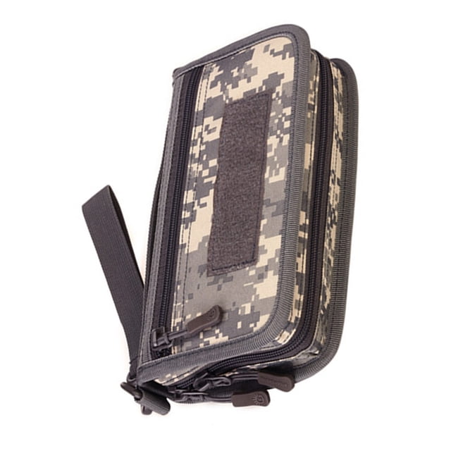 Soidarity Cartera de mano, bolso de mano, bolsa de deporte al aire libre, cremallera, camuflaje, tarjeta bancaria, soporte de almacenamiento de dinero, Escalada camuflaje gris Soidarity OD024225-04