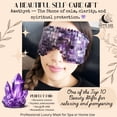 thumbnail image 7 of Boho Aromatic This Hippie Girl Amethyst Eye Mask – Natural Crystal Facial Mask for Puffiness, Dark Circles & Tension Relief. Cooling Spa Stone for Relaxation, Skincare & Beauty Routine, 7 of 7