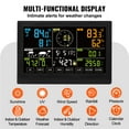 thumbnail image 4 of VEVOR 7 in 1 Wireless Weather Station, 7.5 inch HD Color Screen, Digital Weather Monitor for Indoor Outdoor with Temperature Humidity UV Predictive Alarm and Alerts, 4 of 9
