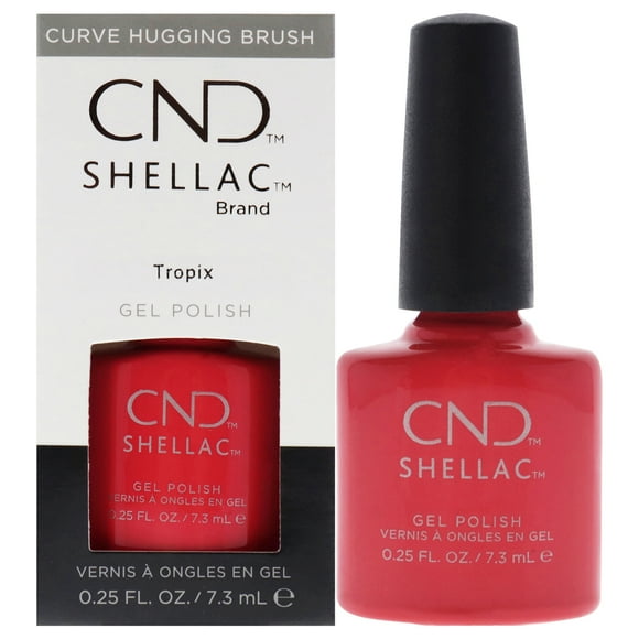 Shellac Nail Color - Tropix by CND for Women - 0.25 oz Nail Polish