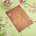 thumbnail image 4 of MasteelfCA 100pcs 20mm DIY Doodle Educational Toy Small Natural Wooden Slice Scrapbooking Embellishments DIY Craft Decor (Mixed Pattern), 4 of 5