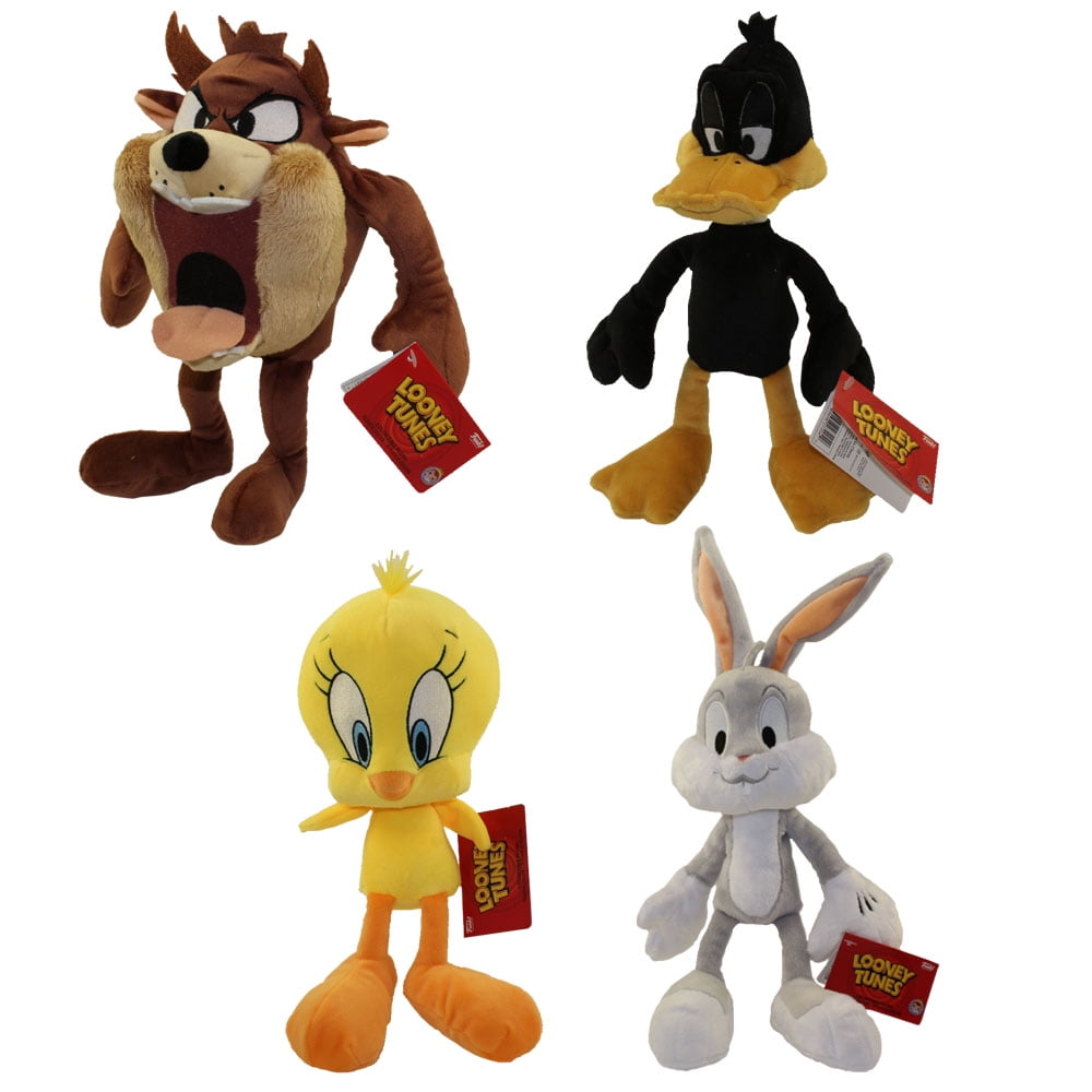 Funko Collectible Plush - Looney Tunes - SET OF 4 (Daffy, Tweety, Bugs & Taz) - Walmart.com