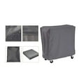 thumbnail image 1 of Refrigerated Truck Cover Black Oxford Cloth Refrigerated Truck Waterproof Dust Cover with Portable Handle Washable Cooler Cart Protector for Kitchen Shop, 1 of 9