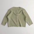 thumbnail image 1 of Children's Cardigans Sweaters Stylish Versatile Solid Color Sweater Outwear for Boys and Girls Spring and Autumn Kids Clothing, 1 of 6