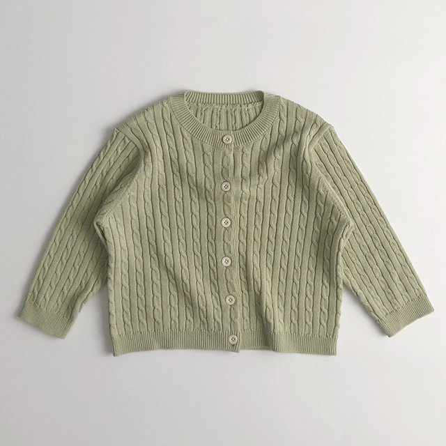 Children's Cardigans Sweaters Stylish Versatile Solid Color Sweater Outwear for Boys and Girls Spring and Autumn Kids Clothing