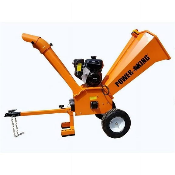 PowerKing  4 INCH Chipper Shredder DOT Tow Behind - 9.5HP KOHLER
