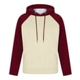 thumbnail image 2 of Blusa de manga larga con capucha para hombre, jersey de cuello redondo, camiseta de manga larga a juego, blusas de manga larga con cuello redondo, blusas de licra para hombre, 2 of 4