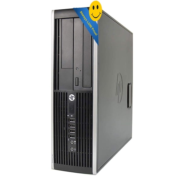 HP Compaq Elite 8200 SFF Ordinateur de Bureau PC Core i5 2400 8 Go 1 To HDD DVDROM Windows 10 Famille Cordon d'Alimentation, Clavier, Souris, Wi‐Fi Remis à Neuf