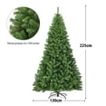 thumbnail image 3 of Árbol de Navidad de 2,25m con 1346 Ramas y Base de Metal Resistente Costway, 3 of 7