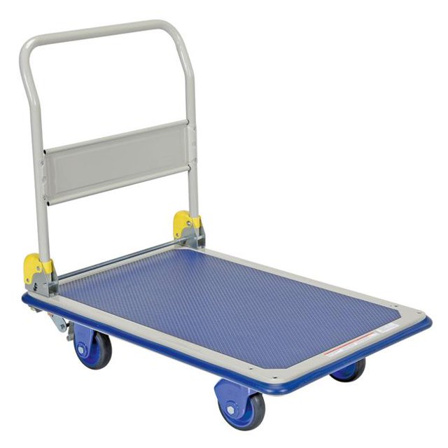 Vestil Manufacturing TRS-2431-FB Camion en Acier de 24 x 31 Po avec Poignée Rabattable et Frein à Pied