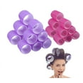 thumbnail image 7 of 12Pcs Hair Rollers Set, Self Grip Hair Curlers Self Grip Hair Roller Roller Curler for Women Hair and Bangs Small Plastic Hair Rollers Random Color Roller,Christmas Gifts  (1.5cm), 7 of 7