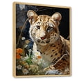 thumbnail image 2 of Designart "Leopard gracefulness Pastoral" Animals Floater Framed Canvas Art Print, 2 of 7