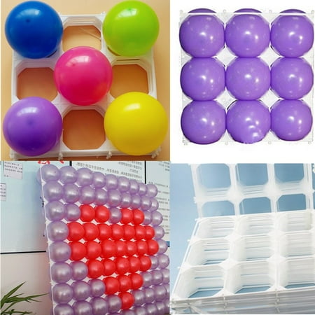 New Balloon Square 9 Grid Modeling Party Balloons Grids Wall Wedding Decoration 30x30cm 11.8