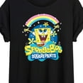 thumbnail image 3 of SpongeBob SquarePants - Rainbow Spongebob - Women's Oversized T-Shirt, 3 of 6