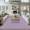 thumbnail image 4 of Purple Solid Color Area Rugs Collection 5'x8', Aesthetics Contemporary Luxury Non Slip Indoor Rectangle Throw Runner Rug Floor Mat Carpet for Living Room Dining Table Bedroom Nursery, 4 of 9