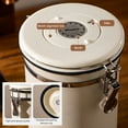 thumbnail image 6 of Coffee Canister Airtight Coffee Container Stainless Steel Coffee Bean Storage Container with Scoop Coffee Canister for Beans Grounds Sugar Flour Tea Cereal, 6 of 7