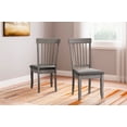 thumbnail image 2 of Signature Design by Ashley Shullden Upholstered Dining Side Chair Set (2), Gray, Modern Wood Chairs with Cushioned Seats and Spindle Back, 2 of 9