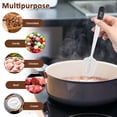 thumbnail image 3 of Duety Candy Spatula Thermometer Digital LCD Spatula Thermometer Instant Read Digital Meat Caddy Thermometer with Silicone Spatula Battery Powered Candy Thermometer with Stainless Steel Probes, 3 of 5