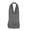 Z02-02Grey, variant on TBWNWG Elegant Drape Backless Neck Sleeveless Blouse Top for Women Vest Design,Size S