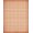 Brown Tan White, Pattern 13, variant on Design&I 8'x10' Washable Area Rug Snag-Free Checkered Dot Grid Neutral Plaid Beige Terracotta Boho Geometric for Dining Room, Large Office, Lounge