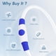 thumbnail image 3 of Collar LED para perros BSEEN, visible 360°, resistente a la lluvia, recargable, azul, 3 of 9