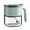 Green 【1 press-type seasoning jar】, variant on Glass Seasoning Jar with Spoon and Flip Cover for Kitchen Spices and Condiments Easy to Use and Store for Home Cooks and Professional Chefs Topliu