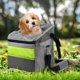 thumbnail image 4 of Portador de mascotas para bicicleta, cesta de manillar, mochila de bicicleta extraíble, bolsa de ciclismo frontal Gris kusrkot Portador de ciclismo, 4 of 8