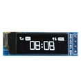 thumbnail image 1 of Écran Lcd de Communication Bleu Blanc 128X32 0.91 Pouces pour Module d'Affichage Oled 3.3V-5V Blanc, 1 of 9