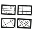 thumbnail image 2 of BELOVING 4Pcs View Find View Catcher with Chain Sturdy Proportion Ruler Compact Composition Viewfinder for Sketching Viewer Painting pp, 2 of 10