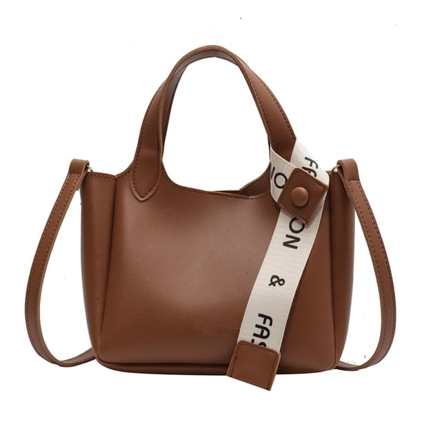 Bolso de contraste de gran capacidad de alta calidad, bolso de cubo portátil de un solo hombro de cuero PU de nueva moda MFZFUKR BST3059650-2