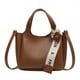 thumbnail image 1 of Bolso de contraste de gran capacidad de alta calidad, bolso de cubo portátil de un solo hombro de cuero PU de nueva moda MFZFUKR BST3059650-2, 1 of 5